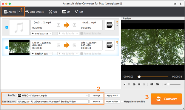 free video converter for mac mp4 to avi